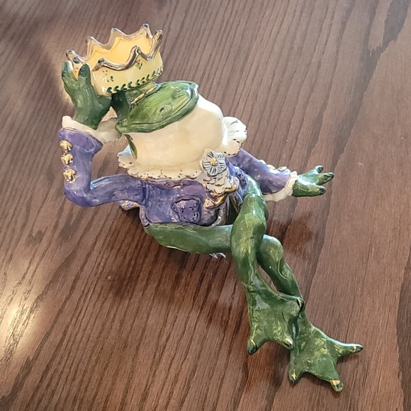 Frog Prince tealight holder